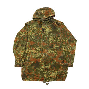 Vintage Spezialbekleidung GmbH Flecktarn Camo Hooded Parka Jacket Size N/A